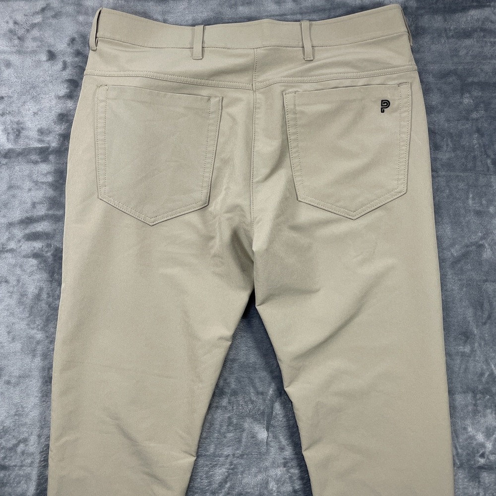 Public Rec Pants Mens 31x32 Khaki Workday Performance Stretch Chino Comfort - Picture 6 of 10